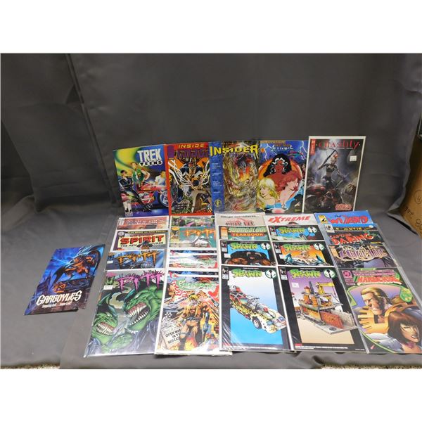Lot of 25 Comics Indie, Image Spawn, Dynamite, Innovation, Top Cow, Carnage, Spirit, etc