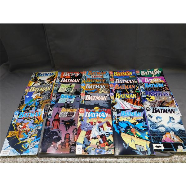 Lot of 23 Batman Comic Books Issues Ranging # 448-483