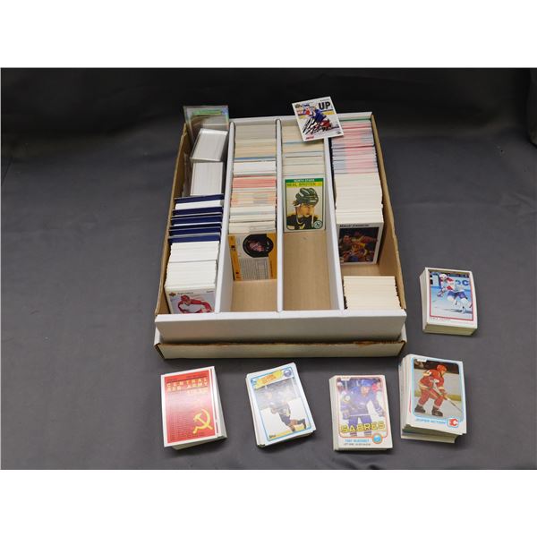 approx 1600+ NHL Hockey Sports Cards Vintage 80s Early 90s, some NBA