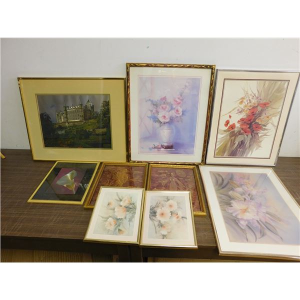 END OF THE RUN Framed Art Prints Floral, Holographic