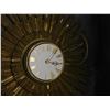 Image 5 : Vintage Syroco Sunburst Wall Clock *as is*