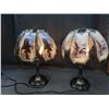 Image 1 : Pair of Vintage Eagle 3 Way Touch Lamps *working*