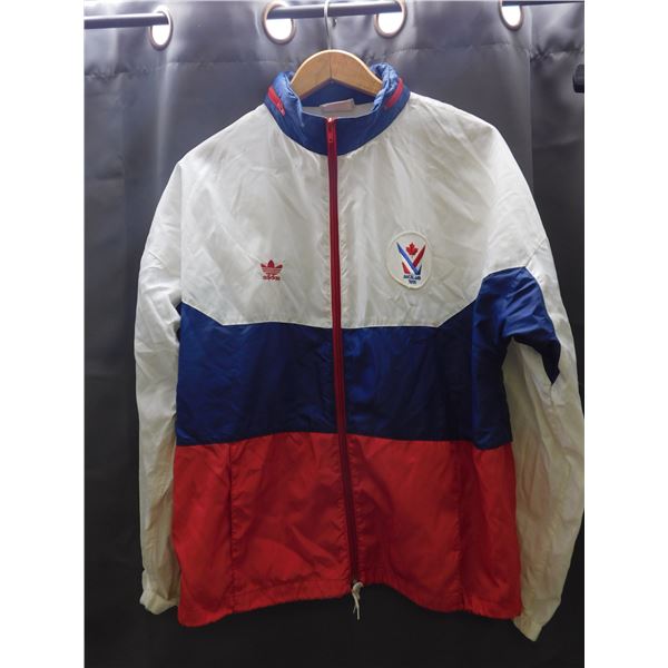 Vintage Adidas Size M Auckland 1990 Canadian Windbreaker Jacket