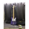 Image 1 : Purple Electric Bass w Case FenderTelecaster Guitar Style Handmade?