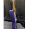 Image 9 : Purple Electric Bass w Case FenderTelecaster Guitar Style Handmade?