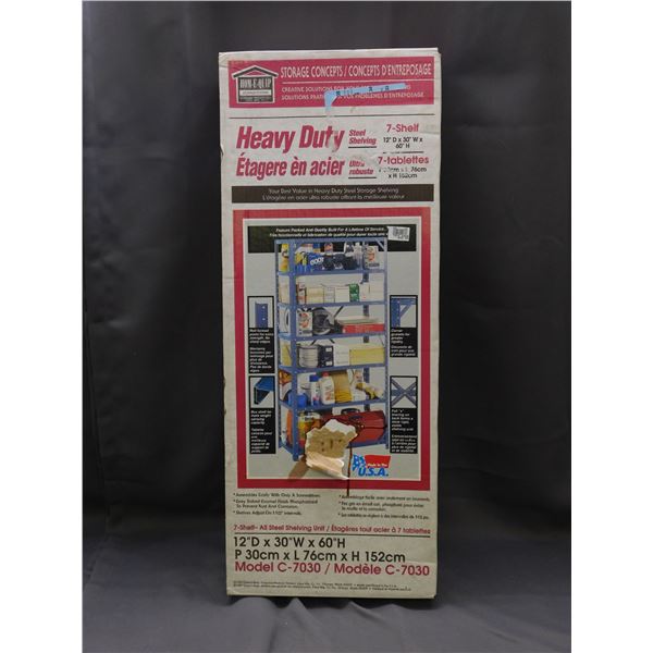 Heavy Duty 7 Shelf Storage Concepts NOS