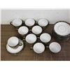 Image 4 : Denby England Stoneware Cups and Saucers Set of 10 Aztec Pattern