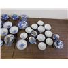 Image 7 : LARGE Lot of Blue & White China Dining & Tea Service Pieces