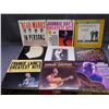 Image 1 : Lot of 9 Vinyl Records Chuck Berry, Johnnie Ray, Beau Marks, Chad & Jeremy, Frankie Laine
