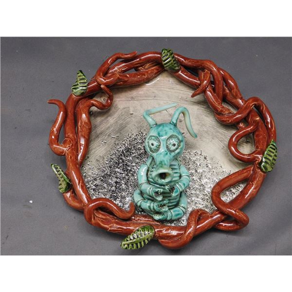 Jordan Van Sewell Canadian Artist Signed Ceramic Wall Hanging Bug Sculpture