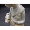 Image 5 : Vintage Porcelain Made in Spain Dog Walking Boy *damage*