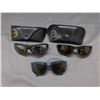 Image 1 : 3 Pairs of Sunglasses Ray Ban w Cases and Vuarnet