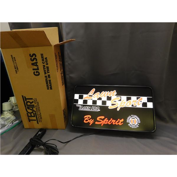Tecart Industries Lawn Sport Lawn Spirit Backlit Sign 24" x 13"