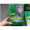 Image 2 : x4 SCORE Series 1 1991 Major League Baseball 16 Player Cards and 1 Trivia Card Per Pack Sealed