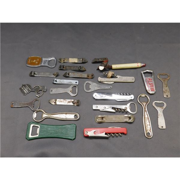 Lot of Cork Screws, Bottle Openers