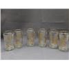 Image 1 : Vintage Elizabeth Hay Signed Drinking Glasses Set of 6