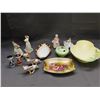 Image 1 : Lot of 13pcs of Assorted Porcelain , China, Serving Dish, Trinket Dishes, Figurines