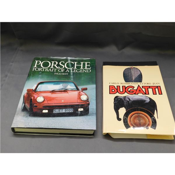 Lot of 2 Bugatti Carlo-Rembrandt Ettore Jean & Porsche Ingo Seiff Hardcover Coffee Table Books