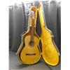 Image 1 : Wooden Acoustic Guitar Unmarked with Hardshell Case