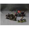 Image 1 : Lot of 3 Resin Motorcycle Figurines