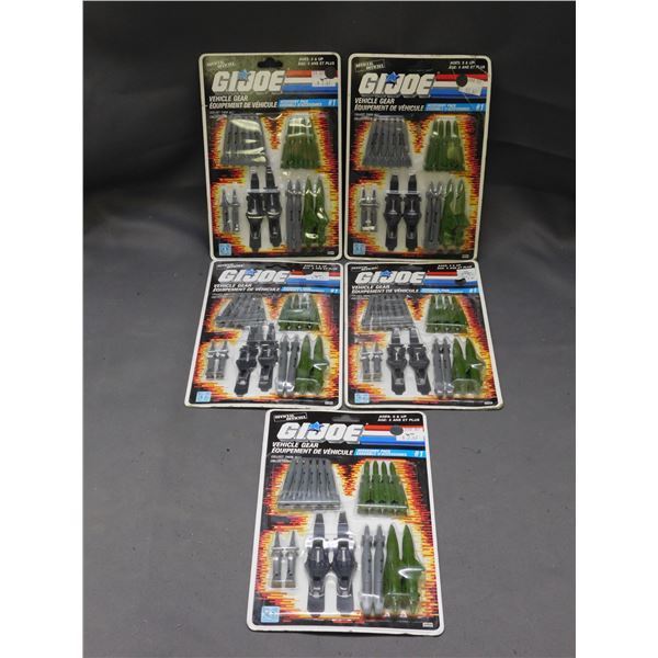 Lot of 5 GI Joe Vehicle Gear Accessory Packs #1 NEW OLD STOCK