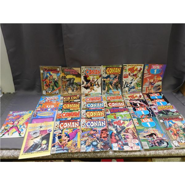 Lot of 31 Marvel Comics US 1, 2099, CONAN, Kid Colt, Etc