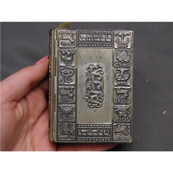 Silver Tone Jewish Prayer Book