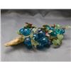 Image 1 : Lucite Grape Centerpiece Blue 15"