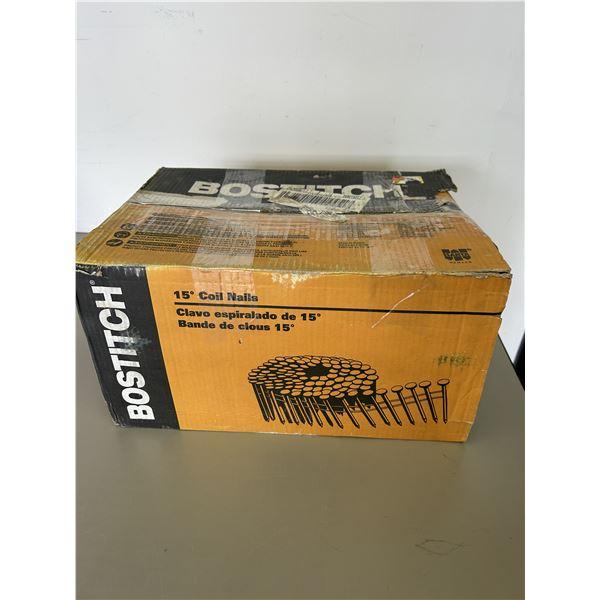 Bostitch Case of 2700 3” x .120” 15 Degree Coil Nail