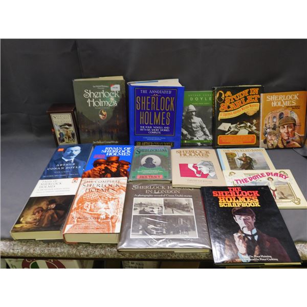 Lot of 16  Sir Arthur Conan Doyle Sherlock Holmes Hardcover Books Compilations, Study, Mystery, etc
