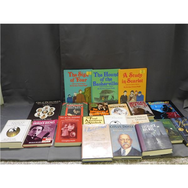 Lot of 20 Sherlock Holmes Related Hardcover and Paperback Novels Sir Arthur Conan Doyle