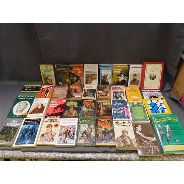 Lot of 35 Sherlock Holmes by Sir Conan Doyle Pocket Books, Fiction, Novels Assorted Vintage