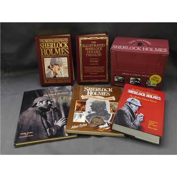 Lot of 6 Sherlock Holmes Books Sir Arthur Conan Doyle: The Original Illustrated, Treasury, Box Set