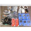 Image 1 : Lot of Assorted Electronics, Cables, Halogen Bulbs, HD Converter, etc