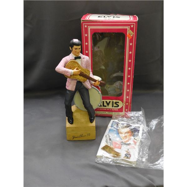 McCormick Ceramic Decanter Elvis A Second In A Series Pink Suit Yours Elvis 55 w box