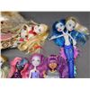 Image 4 : Lot of 10 Monster High and Ever After High Dolls