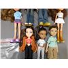 Image 2 : Lot of 7 Bratz Dolls & extra pair of shoes