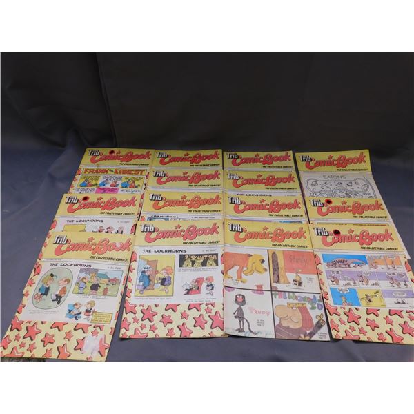 Lot of 26 Vintage The Trib Comic Book Issues 1970s