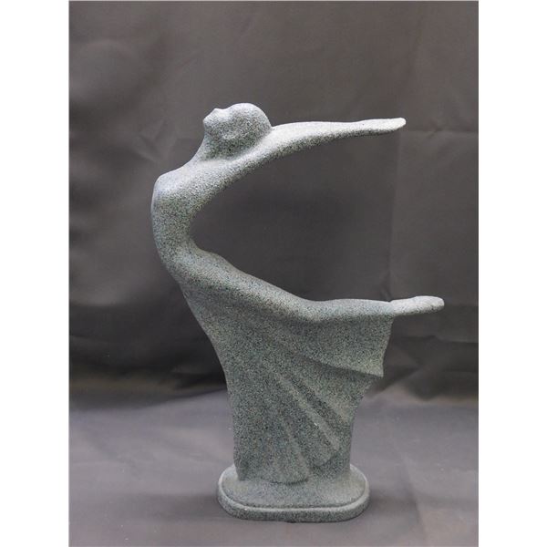 Artist Signed Pottery Dancing Woman AW 94 18"
