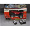Image 2 : Lot of 2 Wei Teng RC Camo Car & Corvette RC Car (as is), 2 Battery Chargers