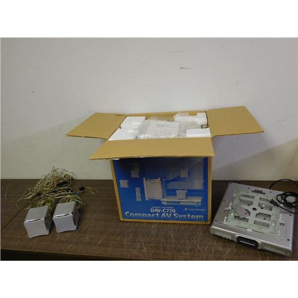 SONY Compact AV System DAV-C770 w box, paperwork & Kitchen Radio?