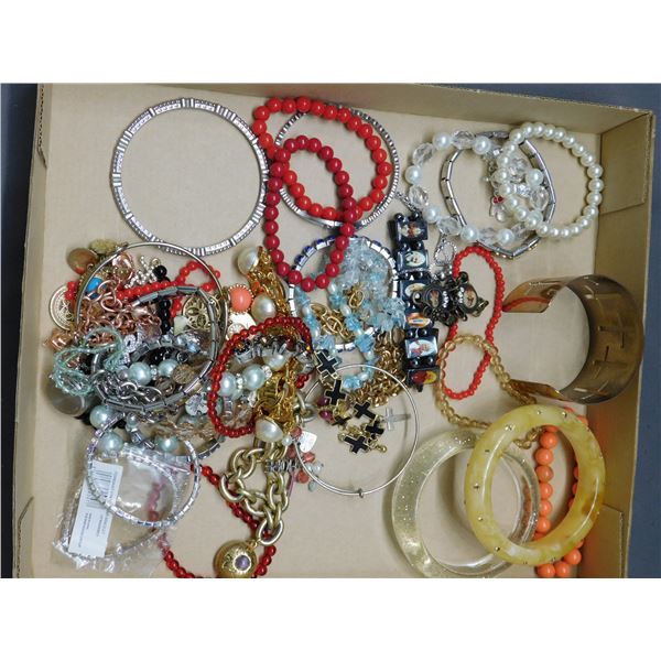 40 Good Condition Fashion Jewelry Bracelets