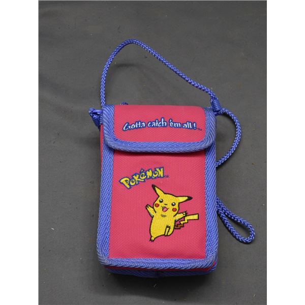 Pokemon Pikachu Nintendo Gameboy Color Carrying Case Bag Pink Purple Vintage