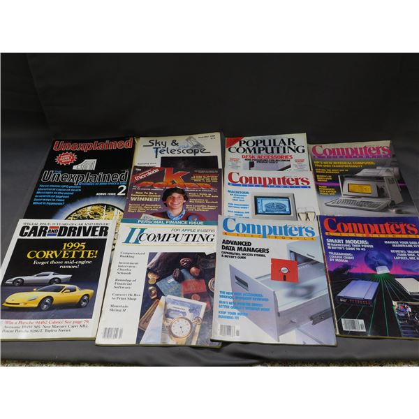 Lot of 11 Vintage Computer Electronic Magazines 1980s
