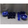 Image 2 : Lot of Cobalt Blue Cups, Mugs and Bowls