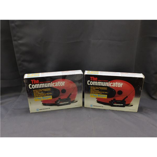 2pc The Helmet To Helmet Communicator 2-Way Walkie Talkie Radio for Motorcycles, Snowmobiles, ATV