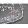 Image 4 : Mikasa Toska Crystal Cherry Blossom Serving Tray Pink and Frosted Crystal Glass