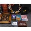 Image 2 : Lot of Assorted Books, Wall Decor, Wreath, etc