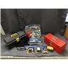 Image 1 : Lot of Assorted Tools, Trailer Light Kit, Tool Boxes, attwood Fuel Line Assembly, Bilge Pump, Bow