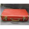 Image 5 : Red Carry-On Travel Luggage Case Suitcase and Enamelware Large Bowl with Handle